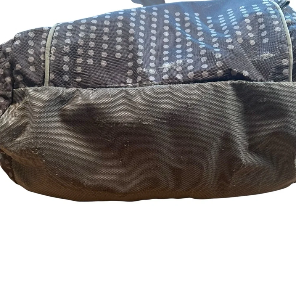 Lands' End Black and Gray Men's Backpack